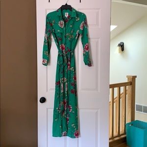 Long sleeve floral maxi dress by Lola grace